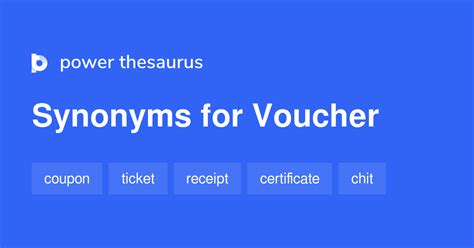 voucher synonym